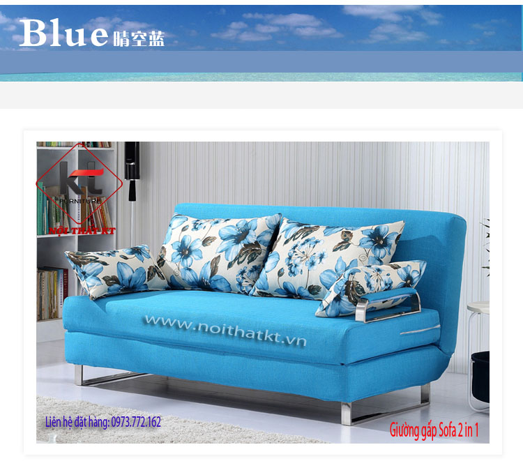 SOFA BED 2IN1 nhỏ gọn rộng 1,2m - mã KT-GF02 Giá bán: 7.350.000đ